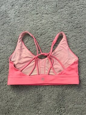Athleta Pink Strappy Sports Bra